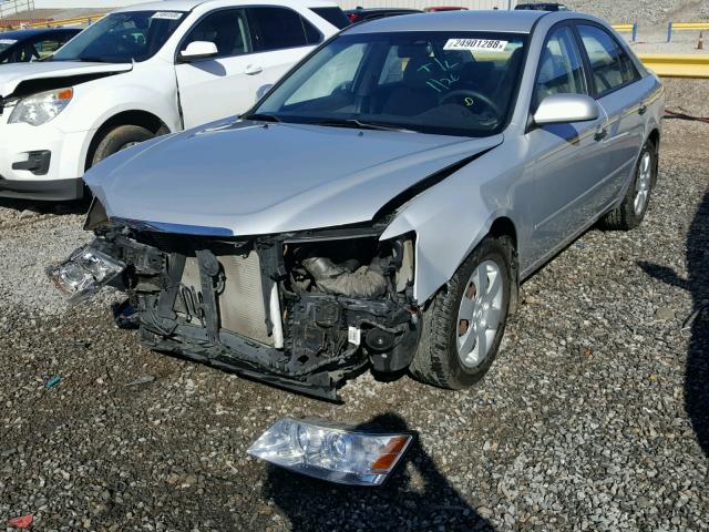 5NPET4AC8AH659705 - 2010 HYUNDAI SONATA GLS SILVER photo 2