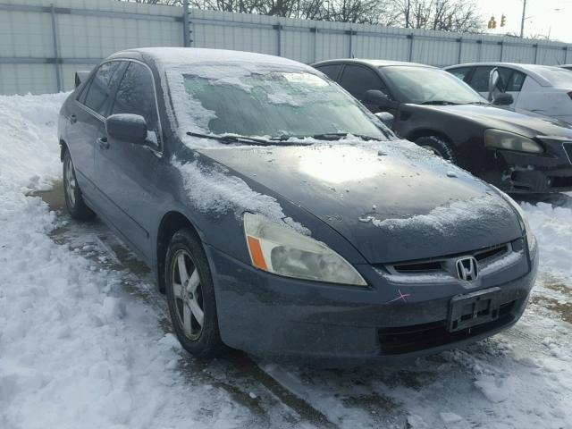 1HGCM56664A063745 - 2004 HONDA ACCORD EX BLUE photo 1