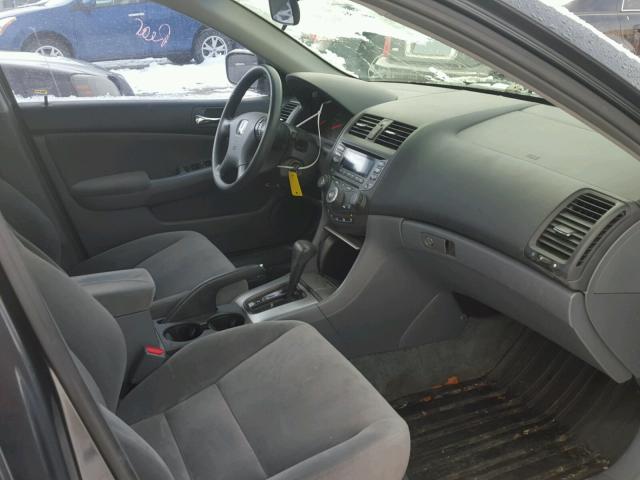 1HGCM56664A063745 - 2004 HONDA ACCORD EX BLUE photo 5