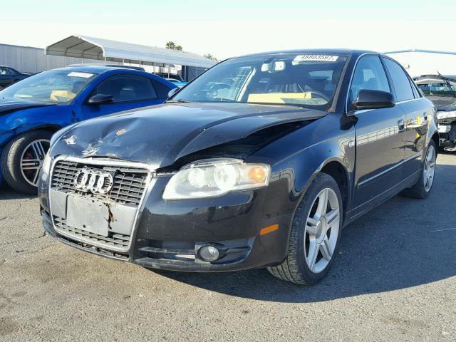 WAUAF78E37A131551 - 2007 AUDI A4 2 BLACK photo 2