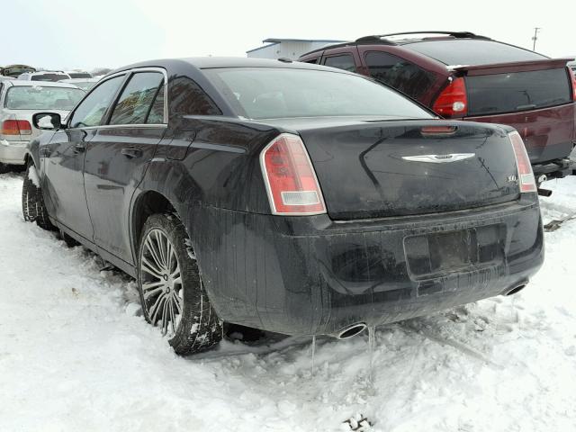 2C3CCADTXCH136672 - 2012 CHRYSLER 300 V8 BLACK photo 3