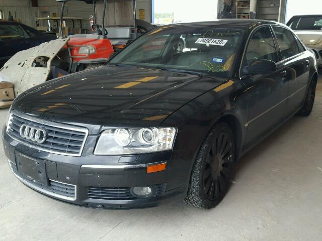 WAUML44E14N008135 - 2004 AUDI A8 L QUATT BLACK photo 2