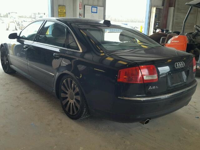 WAUML44E14N008135 - 2004 AUDI A8 L QUATT BLACK photo 3