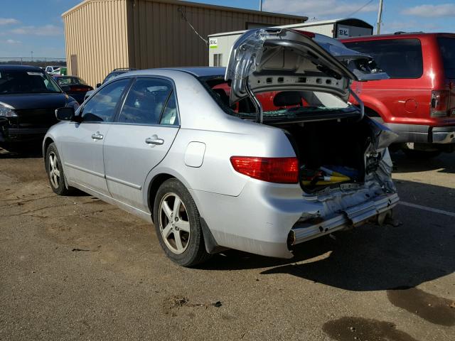 1HGCM56815A137267 - 2005 HONDA ACCORD EX SILVER photo 3