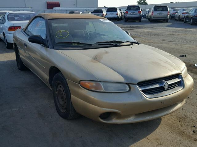 3C3EL45H9TT289751 - 1996 CHRYSLER SEBRING JX GOLD photo 1