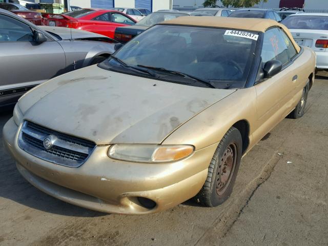 3C3EL45H9TT289751 - 1996 CHRYSLER SEBRING JX GOLD photo 2