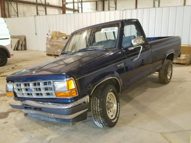 1FTCR10A1LUC24912 - 1990 FORD RANGER BLUE photo 2