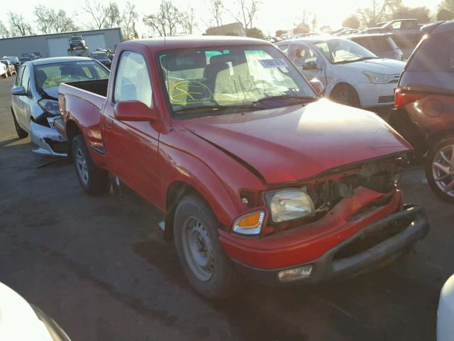 5TENL42N82Z022974 - 2002 TOYOTA TACOMA RED photo 1