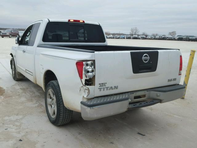 1N6AA06AX4N557330 - 2004 NISSAN TITAN XE WHITE photo 3