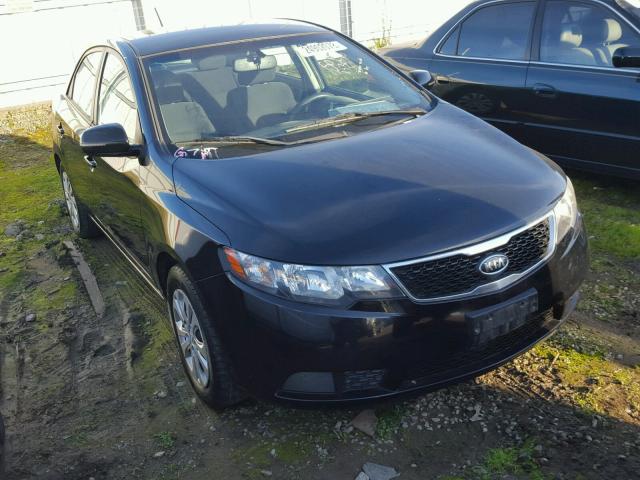 KNAFU4A22B5455943 - 2011 KIA FORTE EX BLACK photo 1