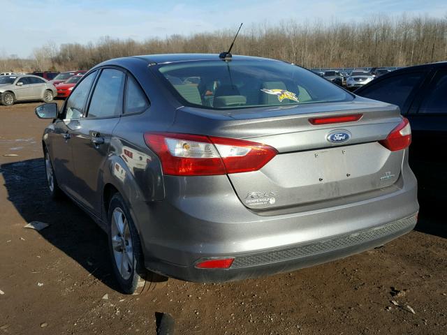 1FADP3F25DL105876 - 2013 FORD FOCUS SE GRAY photo 3