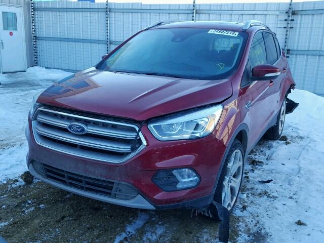 1FMCU9J96HUE60220 - 2017 FORD ESCAPE TIT RED photo 2