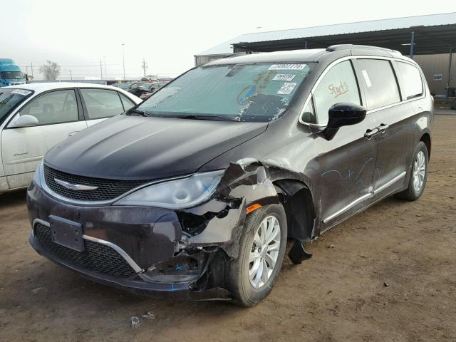 2C4RC1BG3HR564628 - 2017 CHRYSLER PACIFICA T BLACK photo 2