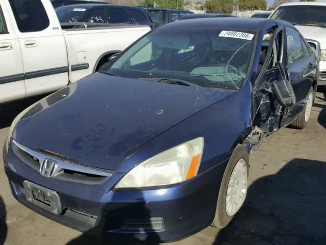 1HGCM561X6A048253 - 2006 HONDA ACCORD VAL BLUE photo 2