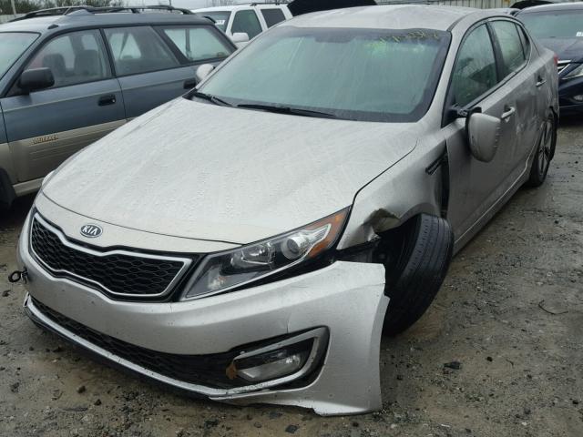 KNAGM4AD8C5020710 - 2012 KIA OPTIMA HYB SILVER photo 2