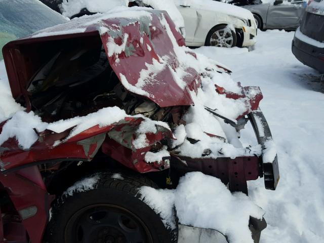 1Y1SK52872Z401445 - 2002 CHEVROLET GEO PRIZM 红色 照片 9