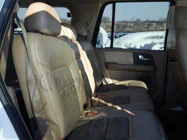 1FMPU16L44LB73692 - 2004 FORD EXPEDITION WHITE photo 6