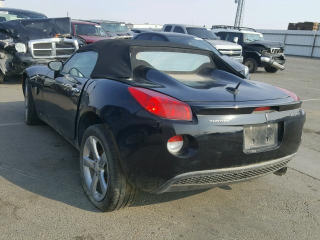 1G2MB35B48Y100742 - 2008 PONTIAC SOLSTICE BLACK photo 3