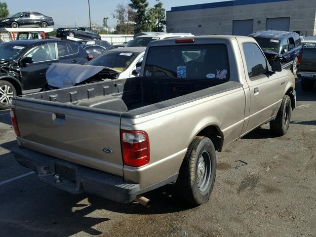 1FTYR10D35PA13888 - 2005 FORD RANGER BROWN photo 4