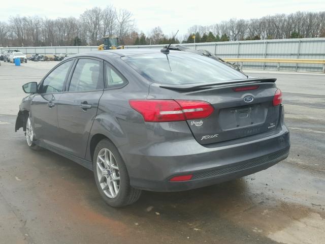 1FADP3F21FL362505 - 2015 FORD FOCUS SE GRAY photo 3