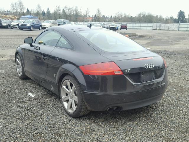 TRUAF38JX81000813 - 2008 AUDI TT 2.0T BLACK photo 3