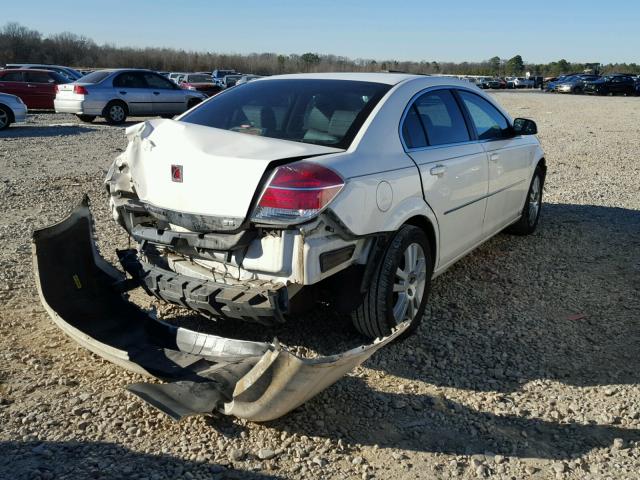 1G8ZS57N58F178389 - 2008 SATURN AURA XE WHITE photo 4