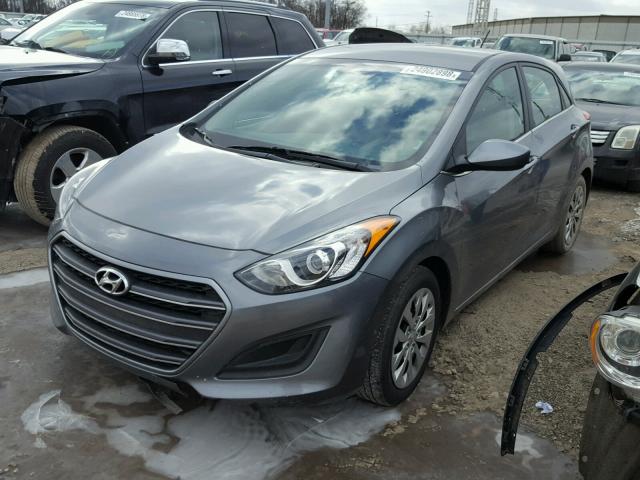 KMHD35LH5HU357309 - 2017 HYUNDAI ELANTRA GT GRAY photo 2