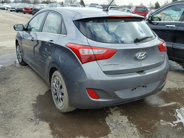 KMHD35LH5HU357309 - 2017 HYUNDAI ELANTRA GT GRAY photo 3