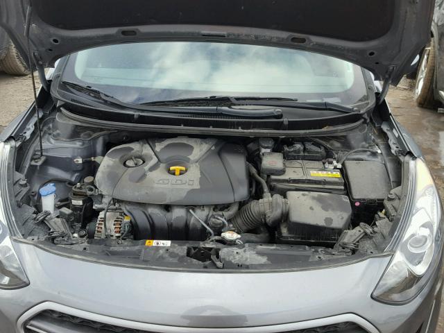 KMHD35LH5HU357309 - 2017 HYUNDAI ELANTRA GT GRAY photo 7