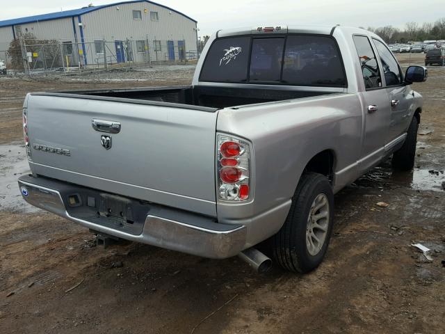 1D7HA18K84J287413 - 2004 DODGE RAM 1500 S SILVER photo 4