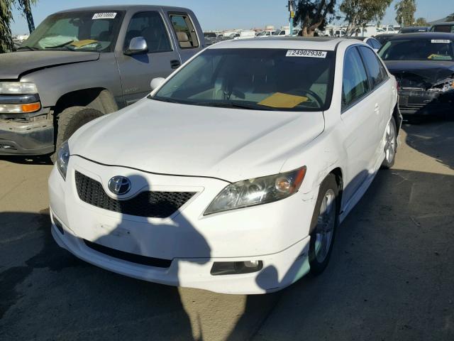 4T1BE46K67U669673 - 2007 TOYOTA CAMRY NEW WHITE photo 2