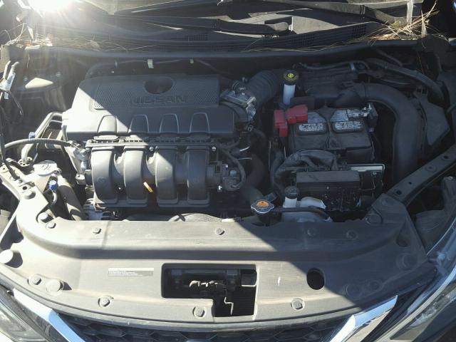 3N1AB7AP9GY255736 - 2016 NISSAN SENTRA S BLACK photo 7