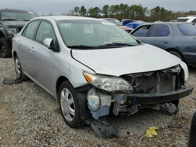 2T1BU4EEXCC783654 - 2012 TOYOTA COROLLA BA SILVER photo 1