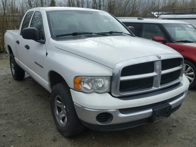 1D7HU18N05J505251 - 2005 DODGE RAM 1500 S WHITE photo 1