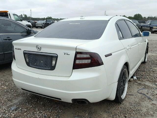 19UUA66228A009400 - 2008 ACURA TL WHITE photo 4