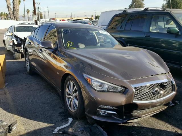 JN1EV7AP4GM305941 - 2016 INFINITI Q50 PREMIU BROWN photo 1