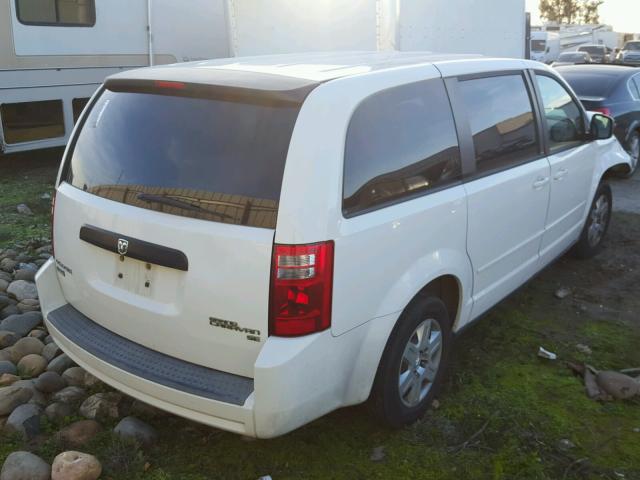 1D8HN44E79B519180 - 2009 DODGE GRAND CARA WHITE photo 4