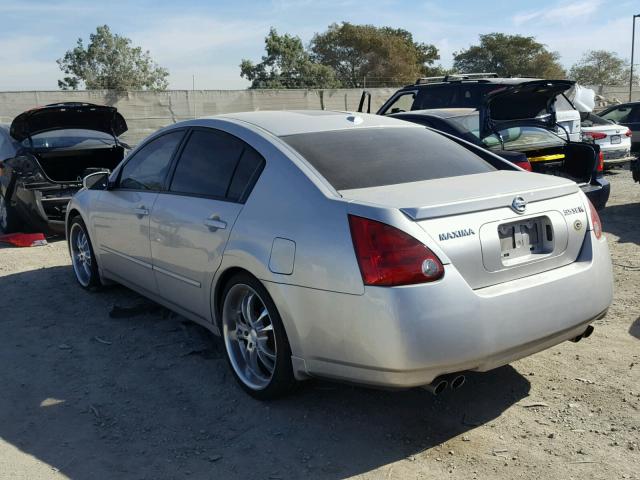 1N4BA41E76C856738 - 2006 NISSAN MAXIMA SE SILVER photo 3