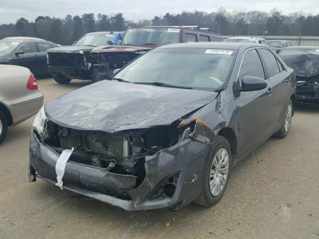 4T4BF1FK4DR289874 - 2013 TOYOTA CAMRY L GRAY photo 2