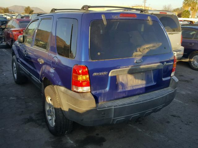 1FMCU95H05KB64604 - 2005 FORD ESCAPE HEV BLUE photo 3