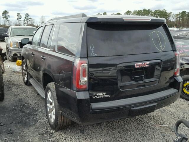 1GKS1BKC2FR504020 - 2015 GMC YUKON SLT BLACK photo 3