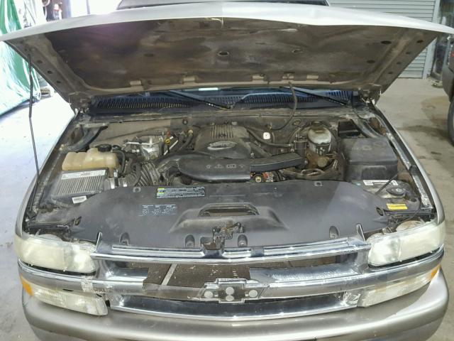 3GNFK16T03G153867 - 2003 CHEVROLET SUBURBAN K SILVER photo 7