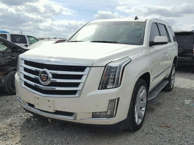 1GYS3BKJ2FR274221 - 2015 CADILLAC ESCALADE L WHITE photo 2