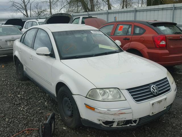 WVWMD63B24E276873 - 2004 VOLKSWAGEN PASSAT GL WHITE photo 1