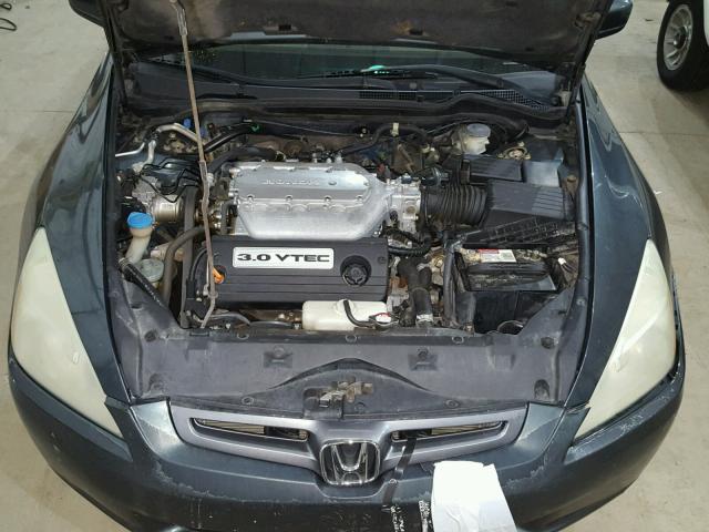 1HGCM66504A067867 - 2004 HONDA ACCORD EX GRAY photo 7