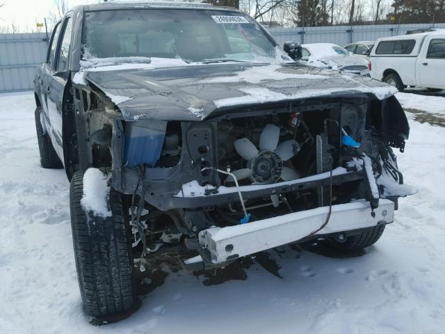 3TMMU4FN0EM068660 - 2014 TOYOTA TACOMA DOU GRAY photo 9