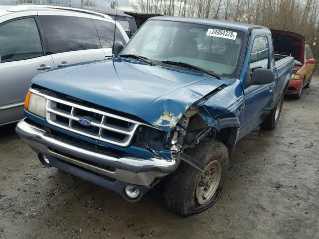 1FTDR15XXRTA25549 - 1994 FORD RANGER SUP GREEN photo 2