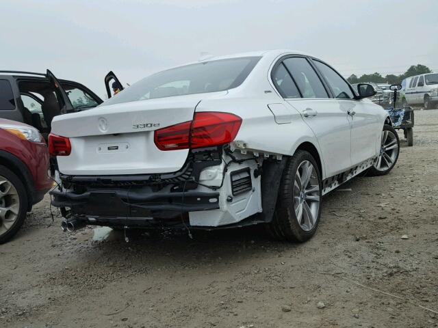 WBA8E1C39HA156959 - 2017 BMW 330E Білий фото 4
