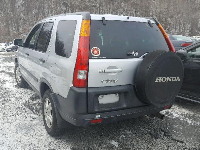 SHSRD78874U211971 - 2004 HONDA CR-V EX SILVER photo 3