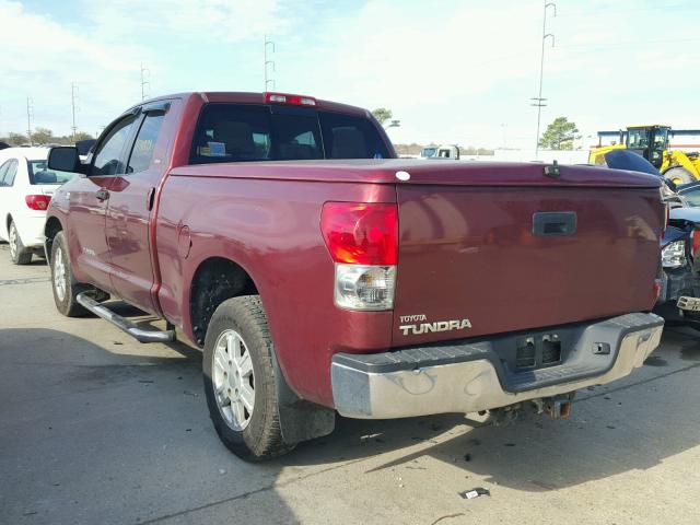 5TFRT54177X004269 - 2007 TOYOTA TUNDRA DOU RED photo 3